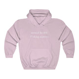 mental health f*cking matters Hooded Sweatshirt